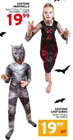 Trafic COSTUME LOUP GAROU offre