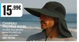 Shopix CHAPEAU PROTÈGE SOLEIL offre