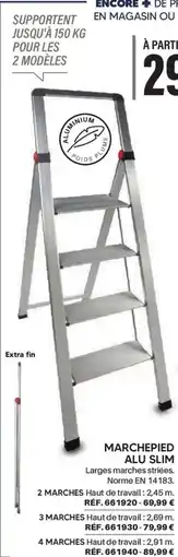 Shopix MARCHEPIED ALU SLIM offre