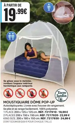 Shopix Moustiquaire dome pop-up offre