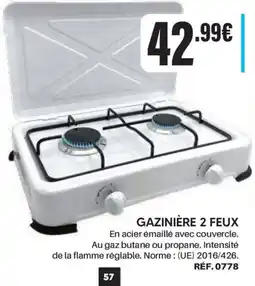 Shopix Gazinière 2 feux offre