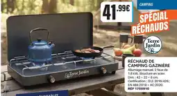 Shopix Terre Jardin Réchaud de camping gazinière offre