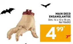 Trafic MAIN DECO ENSANGLANTEE offre