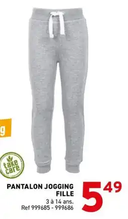 Trafic take care PANTALON JOGGING FILLE offre