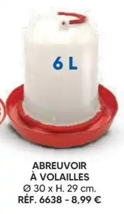Shopix ABREUVOIR À VOLAILLES offre