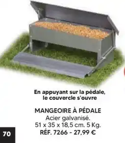 Shopix MANGEPOIRE À PÉDALE offre