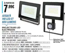 Shopix Projecteurs led electriques offre
