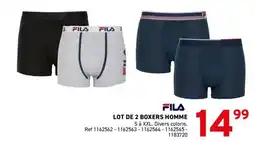 Trafic FILA Boxers Homme offre