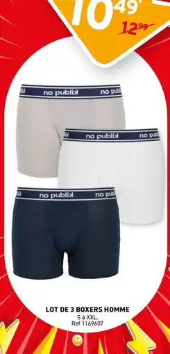Trafic kildub no publik boxers homme offre