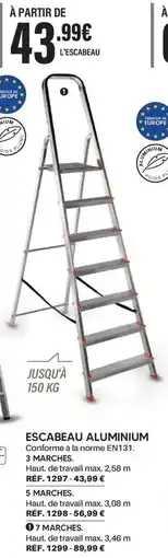 Shopix ESCABEAU ALUMINIUM offre