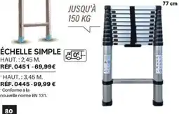 Shopix ÉCHELLE SIMPLE offre