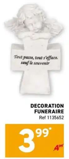 Trafic DECORATION FUNERAIRE offre