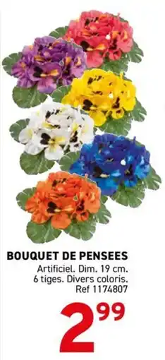 Trafic BOUQUET DE PENSEES offre
