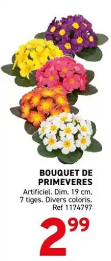 Trafic BOUQUET DE PRIMEVERES offre