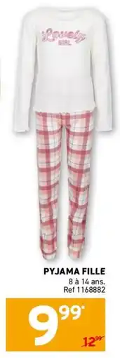 Trafic PYJAMA FILLE offre