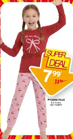 Trafic PYJAMA FILLE offre