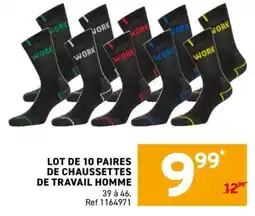Trafic WORK Chaussettes de travail homme offre