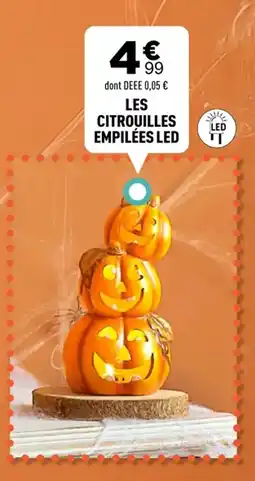 Centrakor LES CITROUILLES EMPILÉES LED offre