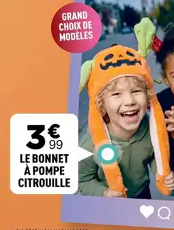 Centrakor Le bonnet a pompe citrouille offre