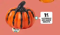 Centrakor la citrouille avec main de souelette offre