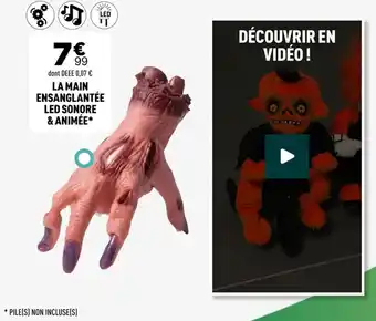 LA MAIN ENSANGLANTÉE