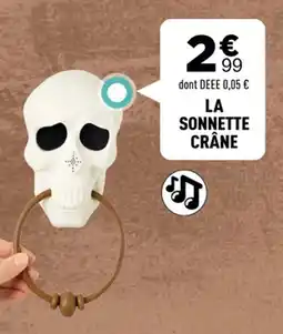 Centrakor La sonnette crâne offre