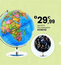 JouéClub Globe jour/nuit 25 cm offre