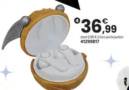 JouéClub Écouteurs connexion sans fil vif d’or offre