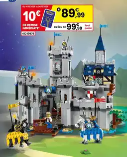 JouéClub Lego 31168 le château médiéval des chevaliers offre