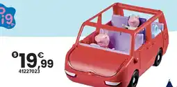 JouéClub Peppa pig big family car offre