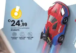JouéClub Véhicule rc spider-man wall climber offre