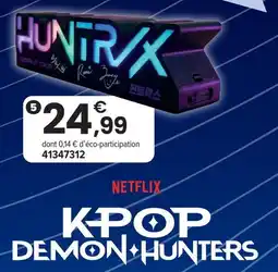 JouéClub Huntrix lampe logo multicolor led offre