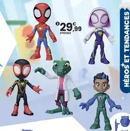 JouéClub Marvel pack 5 figurines dino spidey offre