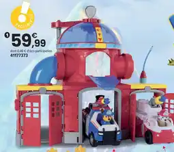 JouéClub Paw patrol quartier général pompier offre