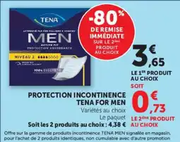 Super U TENA MEN offre