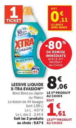 Super U XTRA Lessive liquide offre
