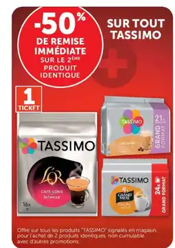 Super U Tassimo offre