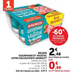 Super U ANDROS BRASSE offre