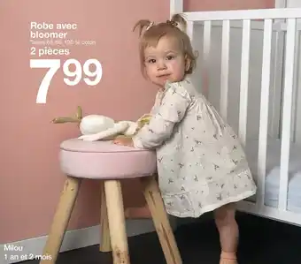 Zeeman Robe avec bloomer offre