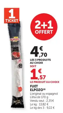 Super U ELPOZO FUET offre