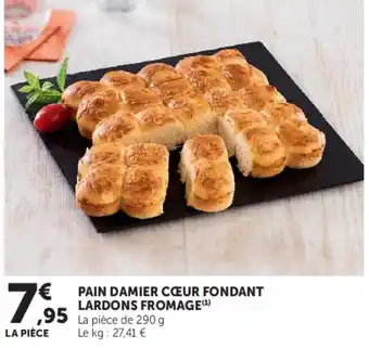 PAIN DAMIER CŒUR FONDANT LARDONS FROMAGE