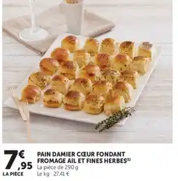 Super U PAIN DAMIER CŒUR FONDANT offre