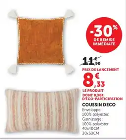 Super U COUSSIN DECO offre