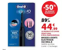 Super U Oral-B Brosse à dents électrique offre
