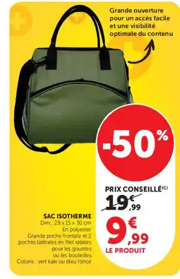 Super U SAC ISOTHERME offre