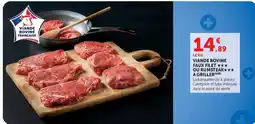 Super U Viande Bovine Française Faux Filet ou Rumsteak à Griller offre