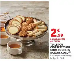 Super U LA BARQUETTE AU CHOIX offre