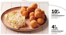 Super U LA BARQUETTE GRATIN DAUPHINOIS offre