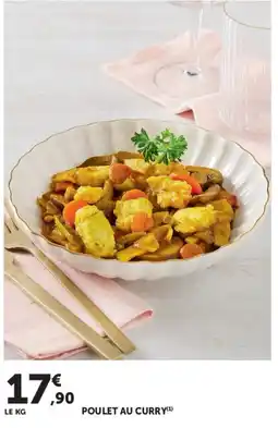 Super U POULET AU CURRY offre