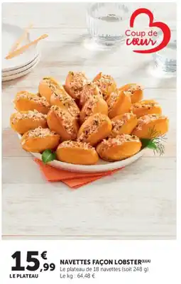 Super U NAVETTES FAÇON LOBSTER offre